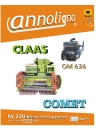 CLAAS Mähdrescher Typ Comet & Mercedes Diesel Motor MB OM 636 Bild- Bedienungsanleitung - annoligno 728
